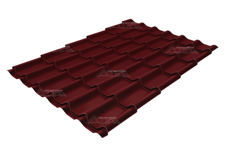 RAL3005 Металлочерепица Classic Satin RAL 3005 - RAL3005