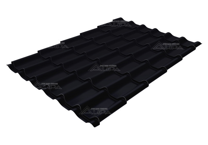 Металлочерепица Classic Drap RAL 9005 - RAL9005
