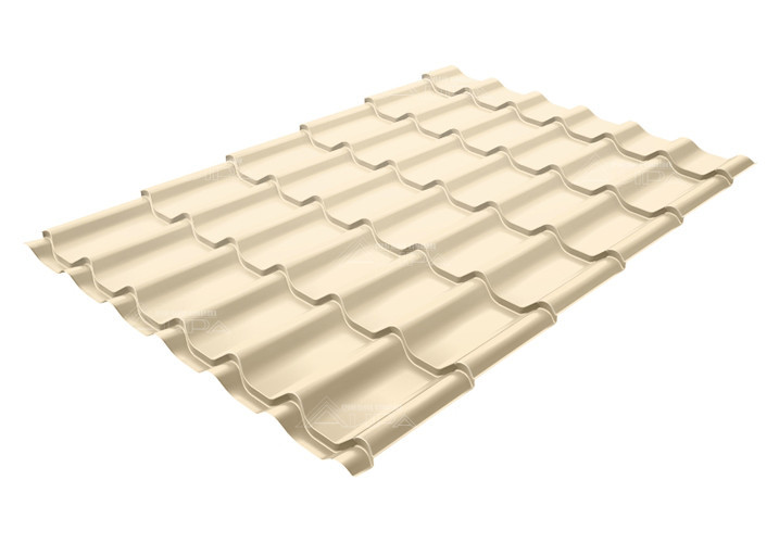 Металлочерепица Classic PE 0,45 RAL 1015 - RAL1015