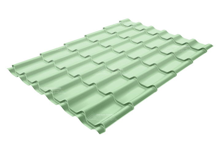 Металлочерепица Classic PE 0,45 RAL 6019 - RAL6019