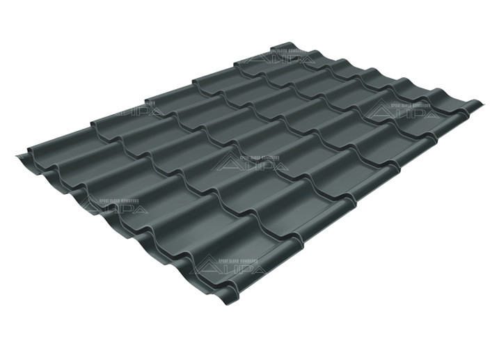 Металлочерепица Classic PE 0,45 RAL 7005 - RAL7005