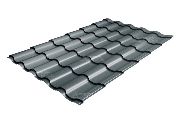 Металлочерепица Kredo Drap RAL 7016 - RAL7016