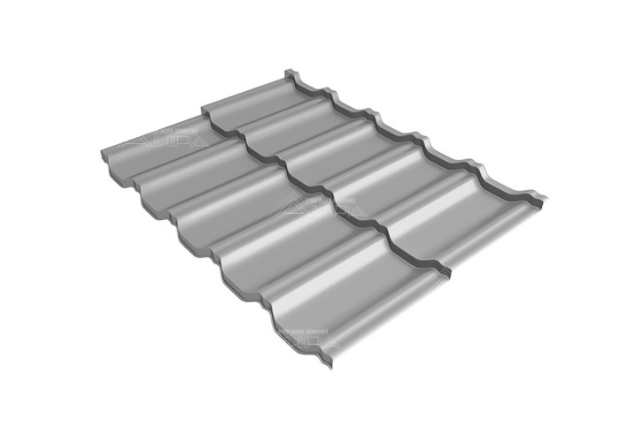 Металлочерепица Kvinta Uno PE 0,45 RAL 7004 - RAL7004