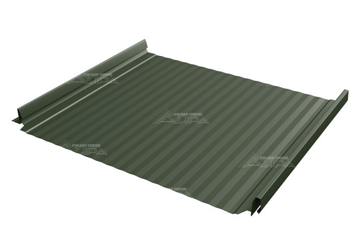 Фальцевая кровля Кликфальц Pro Gofr Velur X - RAL6020