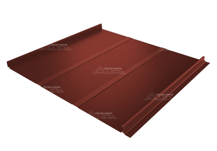 Фальцевая кровля Кликфальц Line PurLite Matt - RAL8004