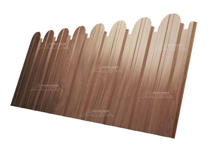 Honey wood Фигурный профнастил С-10 Print Elite - Honey wood