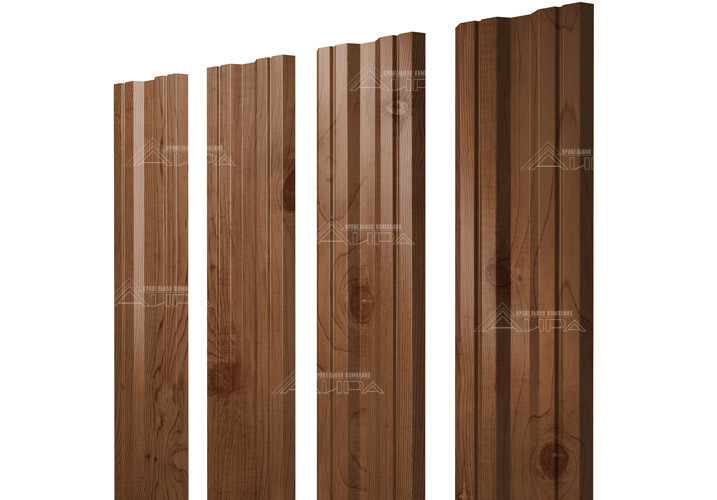 Штакетник Twin Print Elite - Nutwood