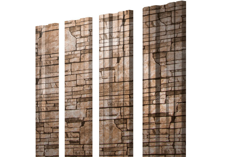 Штакетник Twin Print Elite - Sand stone