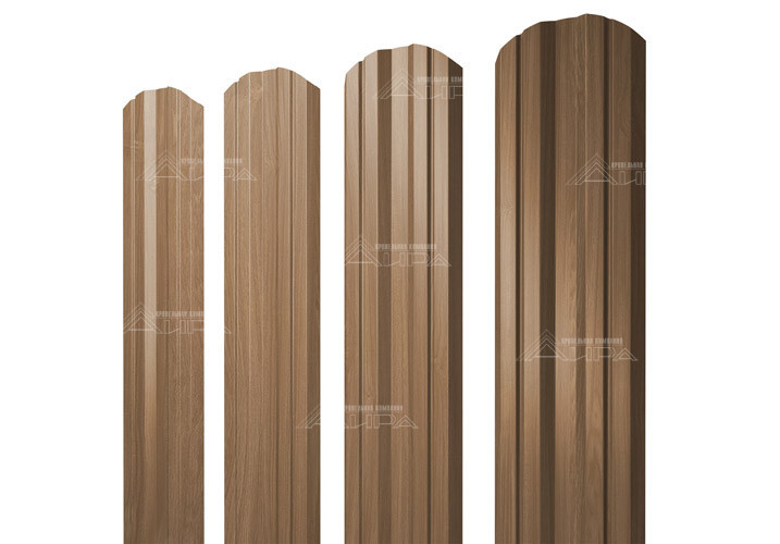 Фигурный штакетник Twin Print Elite - Honey wood