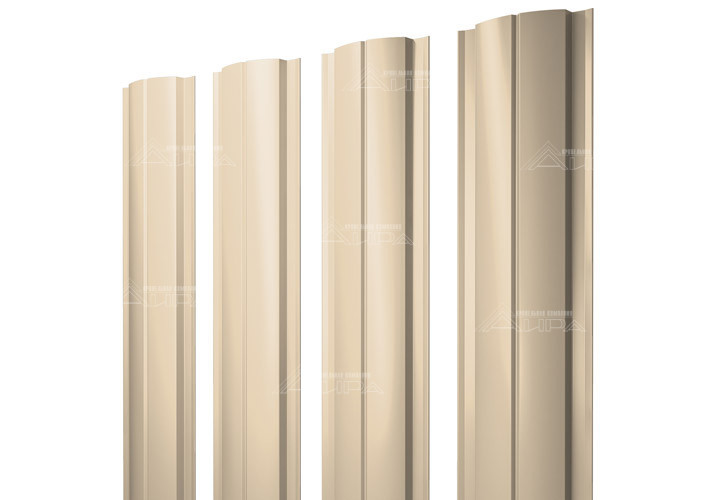 Полукруглый штакетник Slim PE 0,45 - RAL1015