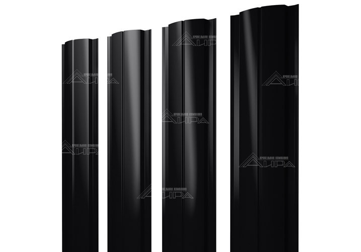 Полукруглый штакетник Slim PurLite Matt - RAL9005