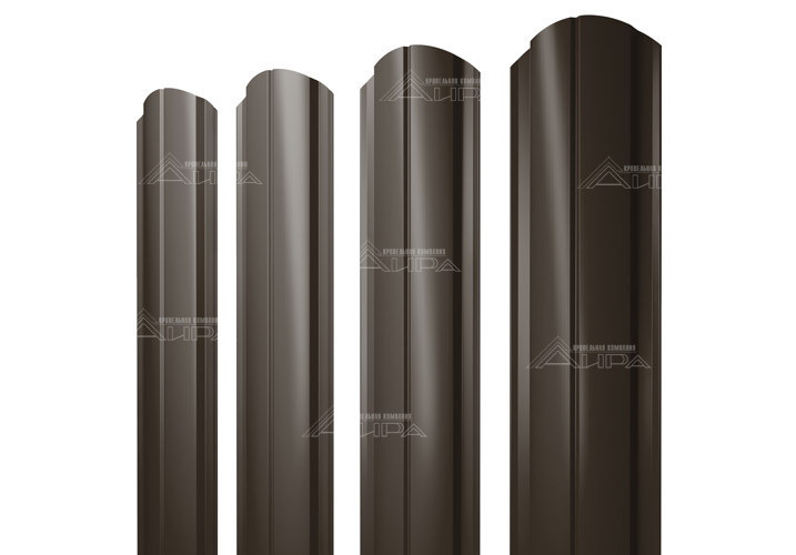 Фигурный штакетник Slim Satin Matt - RR32