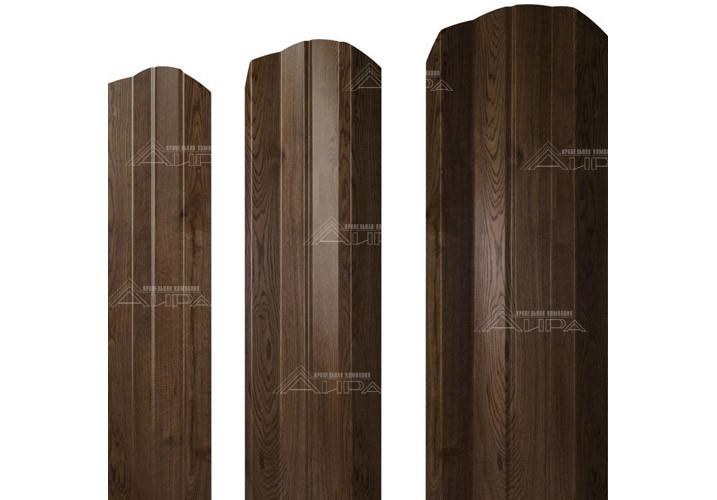 Antique wood Фигурный штакетник М-образный Print Premium - Antique wood