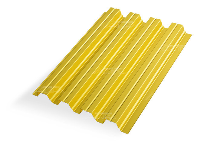 Профнастил Н-75 Plusect RAL 1018 - RAL1018