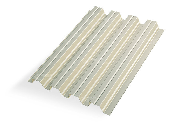 Профнастил Н-75 Plusect - RAL9002