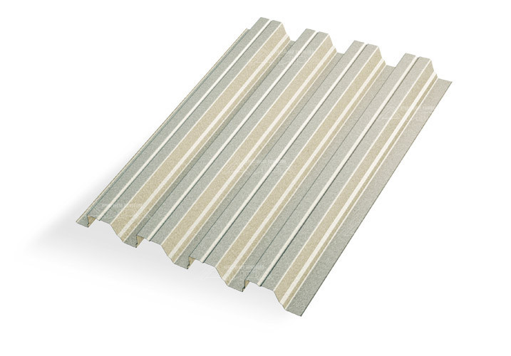 Профнастил Н-75 Полиэстер 0,45 RAL 9006 - RAL9006