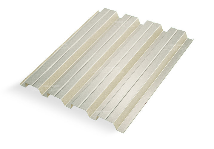 Профнастил Н-60 Полиэстер 0,45 RAL 9006 - RAL9006