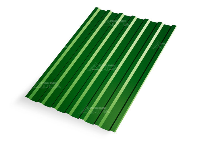 Профнастил МП-20 Полиэстер 0,45 RAL 6002 - RAL6002