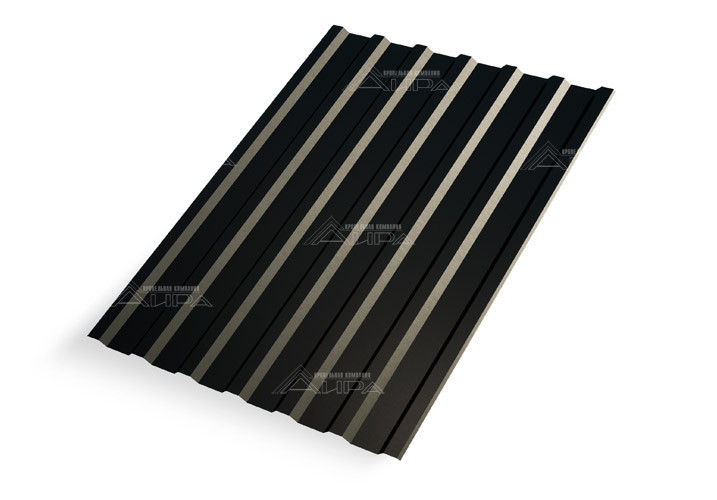 Профнастил МП-20 Полиэстер 0,45 RAL 9005 - RAL9005