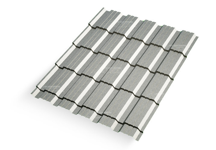 Металлочерепица Каскад Matgranit NEW RAL 7024 - RAL7024