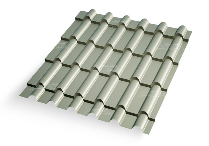 Металлочерепица Дюна 35 Полиэстер 0,45 RAL 7005 - RAL7005