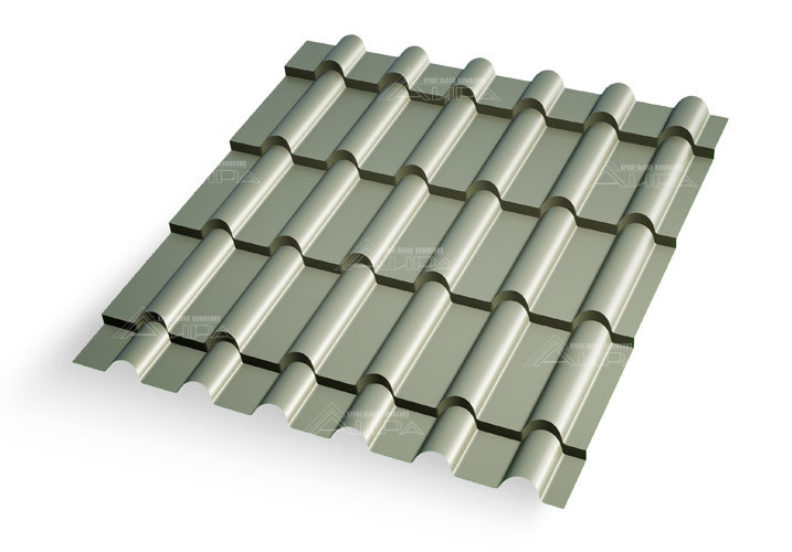 Металлочерепица Дюна 35 Matgranit RAL 7024 - RAL7024