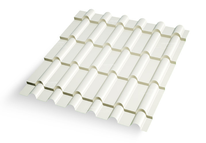 Металлочерепица Дюна 35 Plusect RAL 9010 - RAL9010
