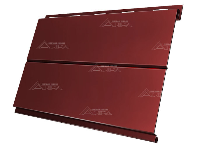 Металлический сайдинг Вертикаль PE 0,45 - RAL3009
