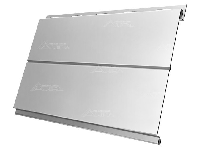 Металлический сайдинг Вертикаль PE 0,45 - RAL9003
