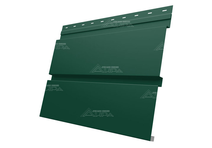 RAL6005 Металлический сайдинг Квадро брус Drap - RAL6005