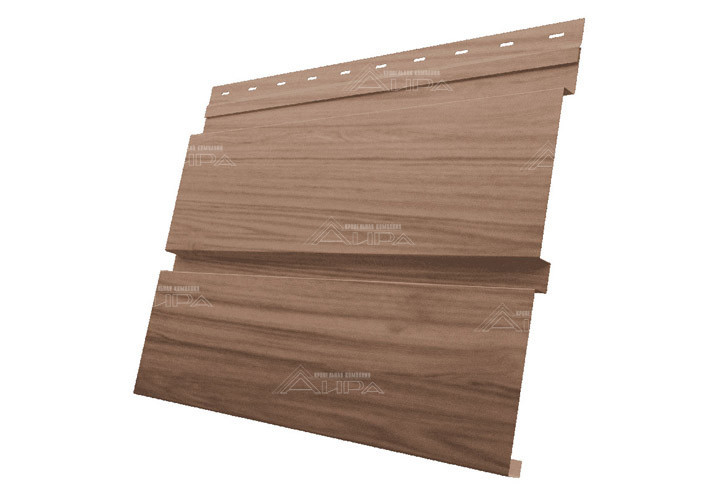 Металлический сайдинг Квадро брус Print Elite - Honey wood