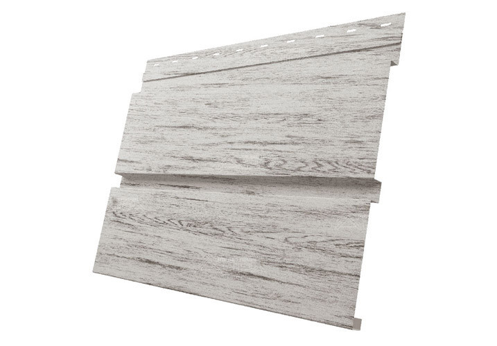Металлический сайдинг Квадро брус Print Elite - Snow wood