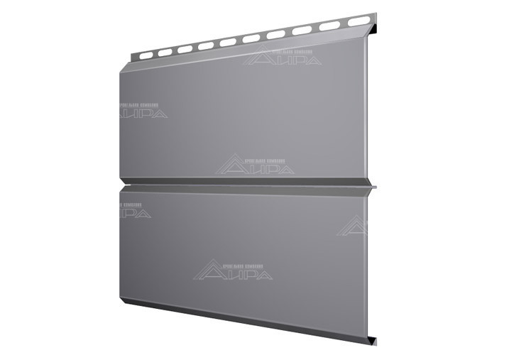 Металлический сайдинг ЭкоБрус Drap - RAL7004