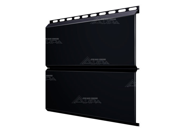 Металлический сайдинг ЭкоБрус Satin Matt - RAL9005