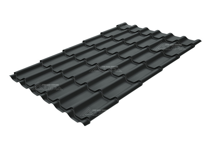 Металлочерепица Classic PE 0,45 RAL 7024 - RR23