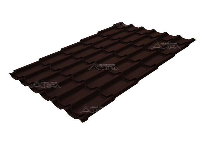 Металлочерепица Classic Rooftop Бархат RAL 8017 - RR887