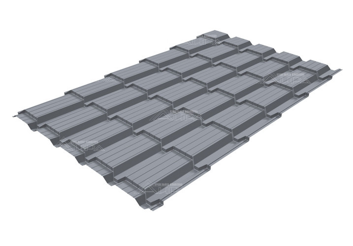 Металлочерепица Quadro Profi PE 0,45 RAL 9006 Металлочерепица Quadro Profi PE 0,45 RAL 9006 - Металлочерепица Quadro Profi PE 0,45 RAL 9006