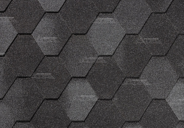 Гибкая черепица Quiet Tile Ромбика Базальтово серый - Гибкая черепица Quiet Tile Ромбика Базальтово серый