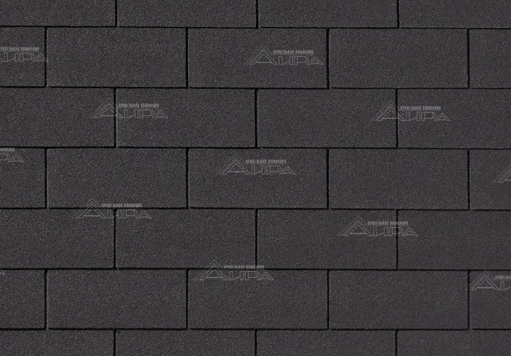 Гибкая черепица Quiet Tile Кирпич Черный - Гибкая черепица Quiet Tile Кирпич Черный