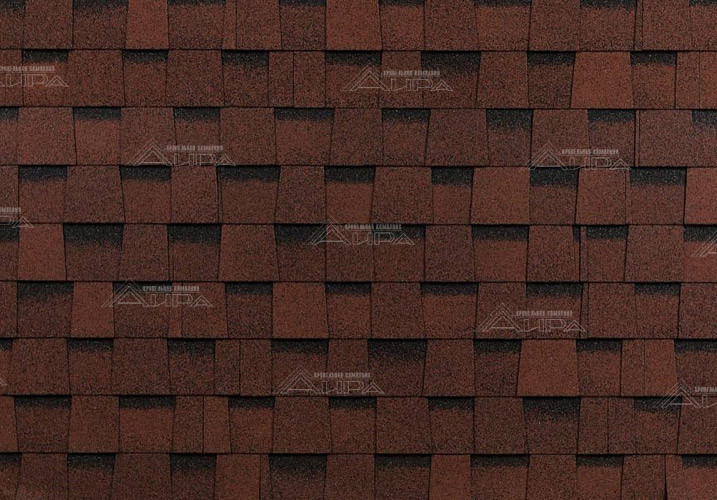 Гибкая черепица SHINGLAS Фазенда Красный - Гибкая черепица SHINGLAS Фазенда Красный
