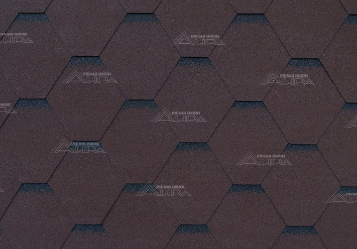 Гибкая черепица RoofShield Family Lite Стандарт Коричневый - Гибкая черепица RoofShield Family Lite Стандарт Коричневый