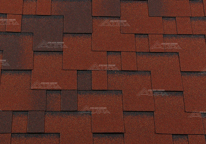 Гибкая черепица RoofShield Premium Модерн Миндальный - Гибкая черепица RoofShield Premium Модерн Миндальный
