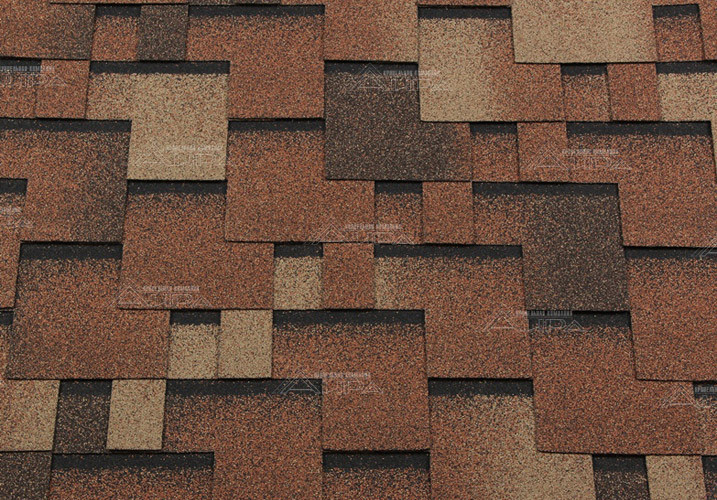 Гибкая черепица RoofShield Premium Модерн Сандаловый - Гибкая черепица RoofShield Premium Модерн Сандаловый