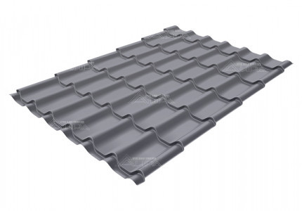 Металлочерепица Classic PE 0,45 RAL 7004