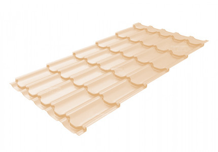 Металлочерепица Kvinta plus PE 0,45 RAL 1015