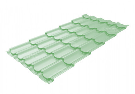 Металлочерепица Kvinta plus PE 0,45 RAL 6019