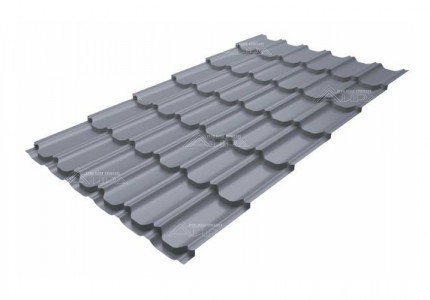 Металлочерепица Kvinta plus PE 0,45 RAL 7004