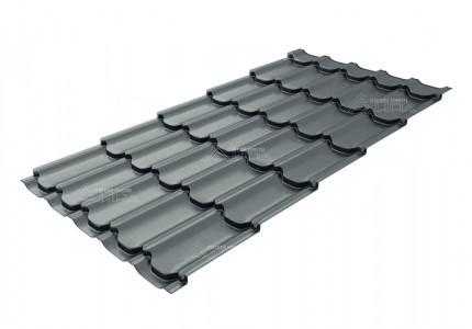 Металлочерепица Kvinta plus PE 0,45 RAL 7005