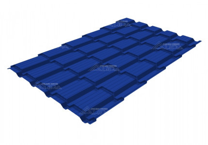 Металлочерепица Quadro Profi PE 0,45 RAL 5002
