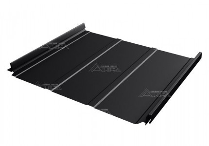 RAL9005 Фальцевая кровля Кликфальц Pro Line Satin Matt - RAL9005